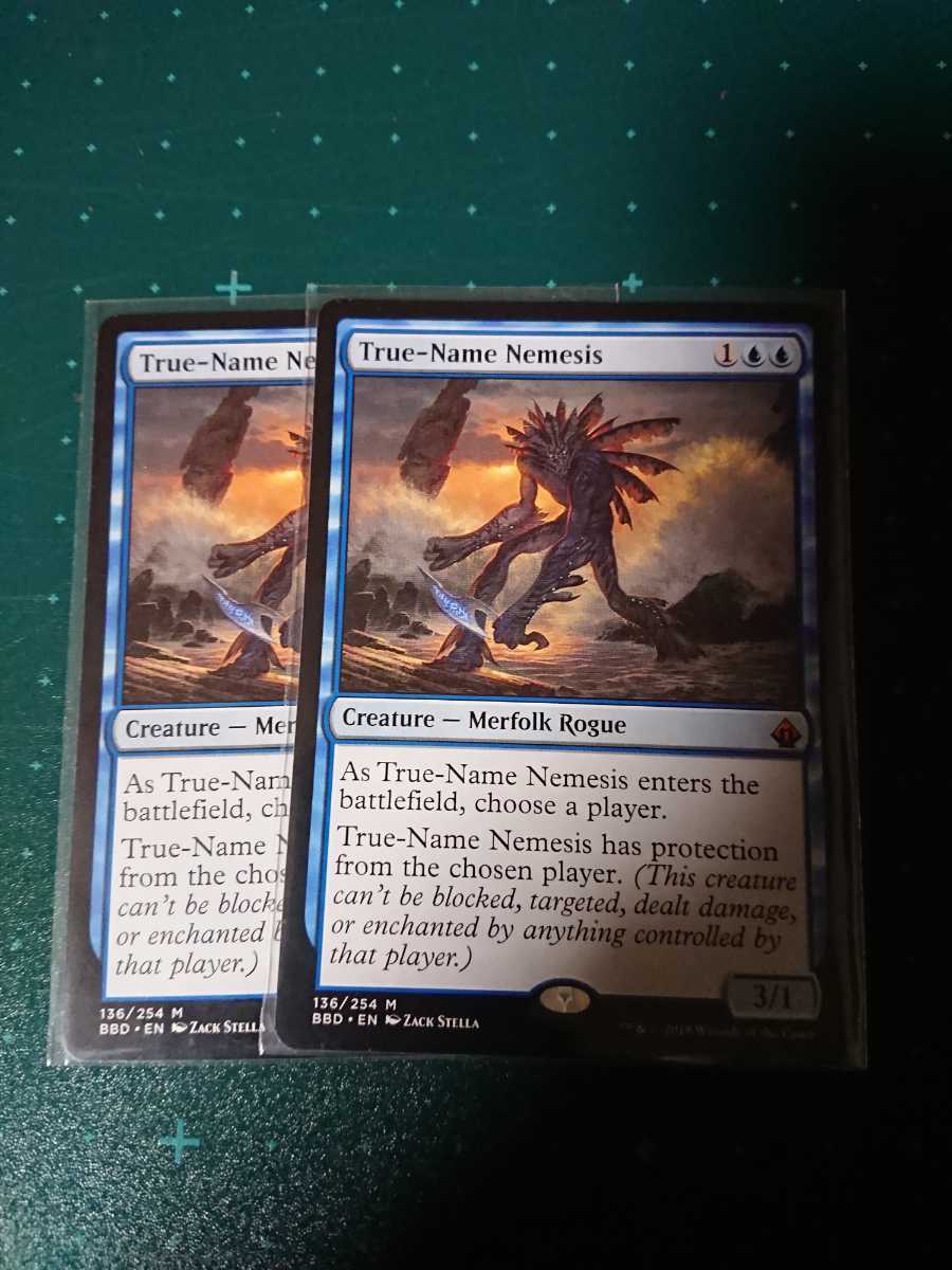 お取り寄せ Mtg 真の名の宿敵 True Name Nemesis Foil d 英語 Foilカード Daisenkaku Or Jp