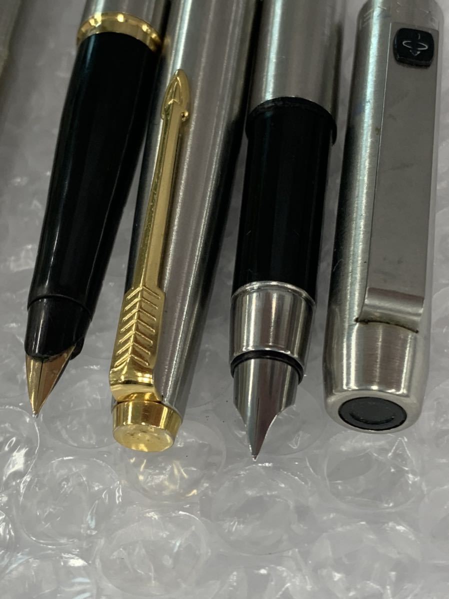 Parker 万年筆 ボールペン 2本セット パーカー万年筆2本・ボールペン2本 パーカー PARKER 万年筆 シルバー