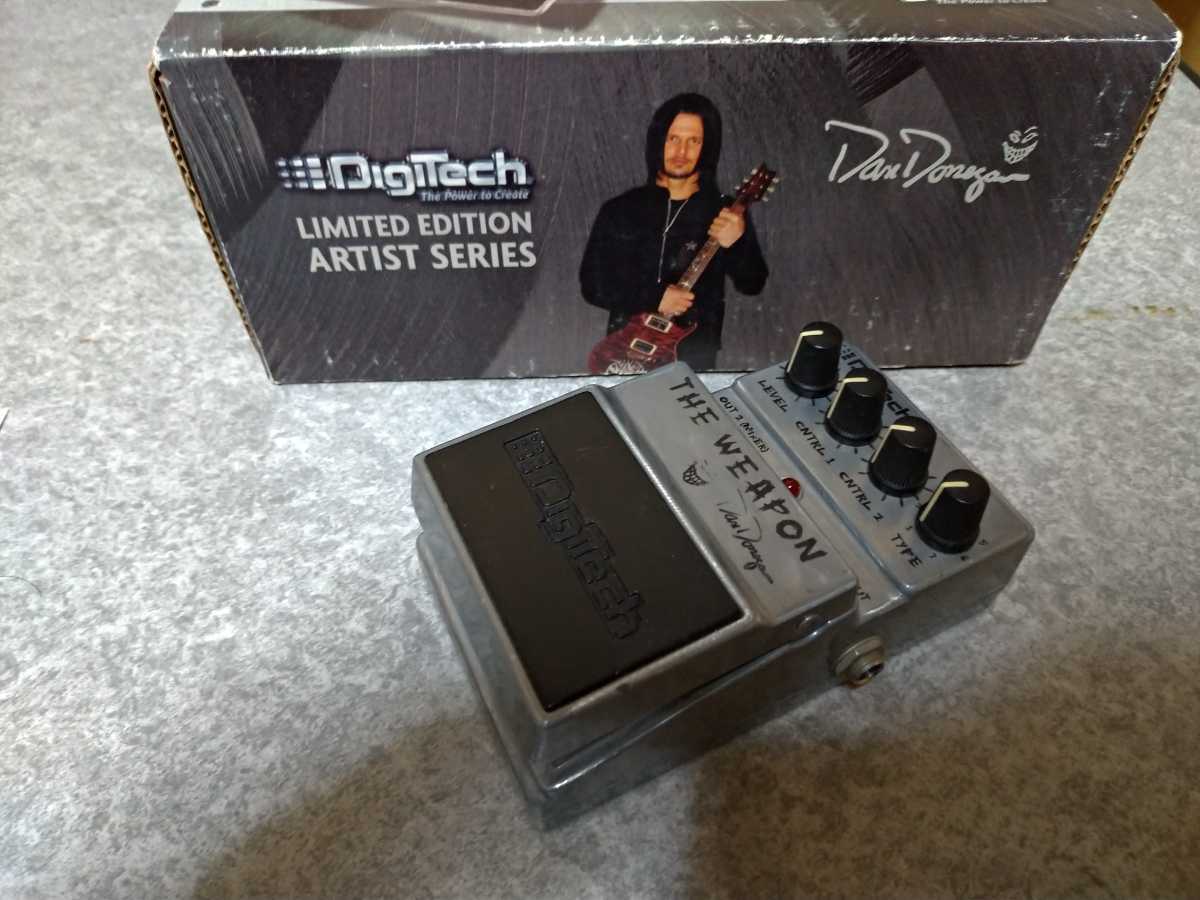  digitech dan donegan the weapon disturbed レアなエフェクター ヘヴィなディストーションからシタールサウンドまで様々 アダプター付き_2