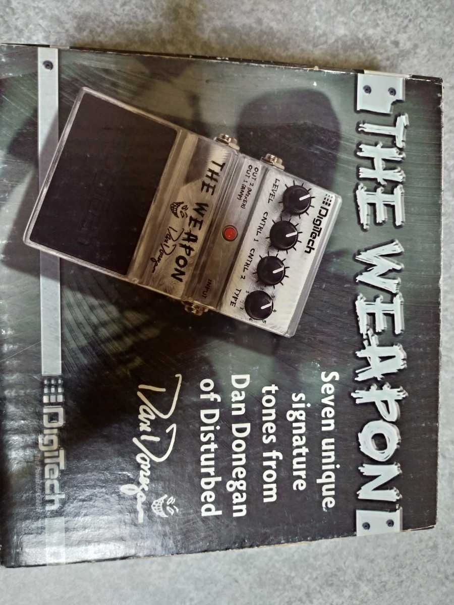  digitech dan donegan the weapon disturbed レアなエフェクター ヘヴィなディストーションからシタールサウンドまで様々 アダプター付き_4