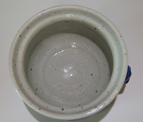 風】 染付香炉 鑑定品 清時代 民国 中国美術 中国古玩 骨董 唐物 古