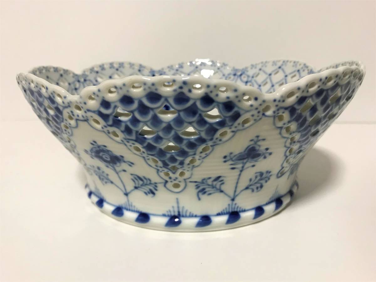 ロイヤルコペンハーゲン ブルーフルーテッド フルレース 22.5cm 