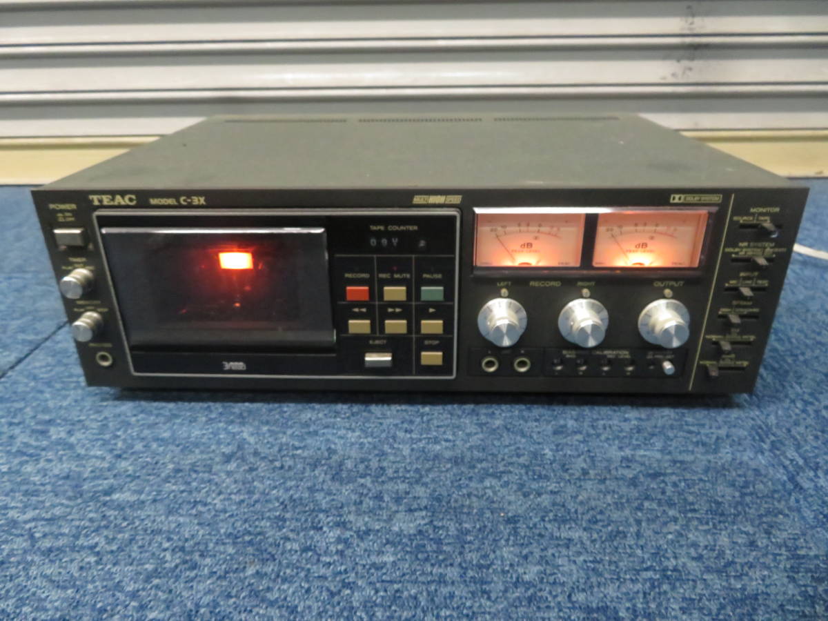 5z29〇TEAC ステレオカセットデッキ C-3X 現状品 xvpbvx
