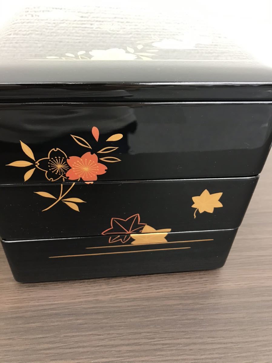 平安象彦\u2044松寿重 1円スタート！　平安象彦　3段重　重箱　塗り　木箱　蒔絵 漆器 三段重 三段 象彦 三段重\u2044重箱\u2044料亭\u2044漆器\u2044共箱\u2044 松寿重 平安象彦 漆芸