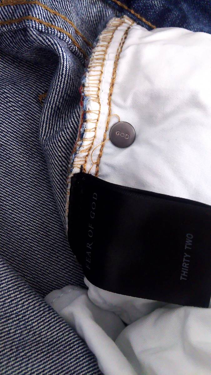 Fear of God ESSENTIALS デニムパンツ L 青 古着中古