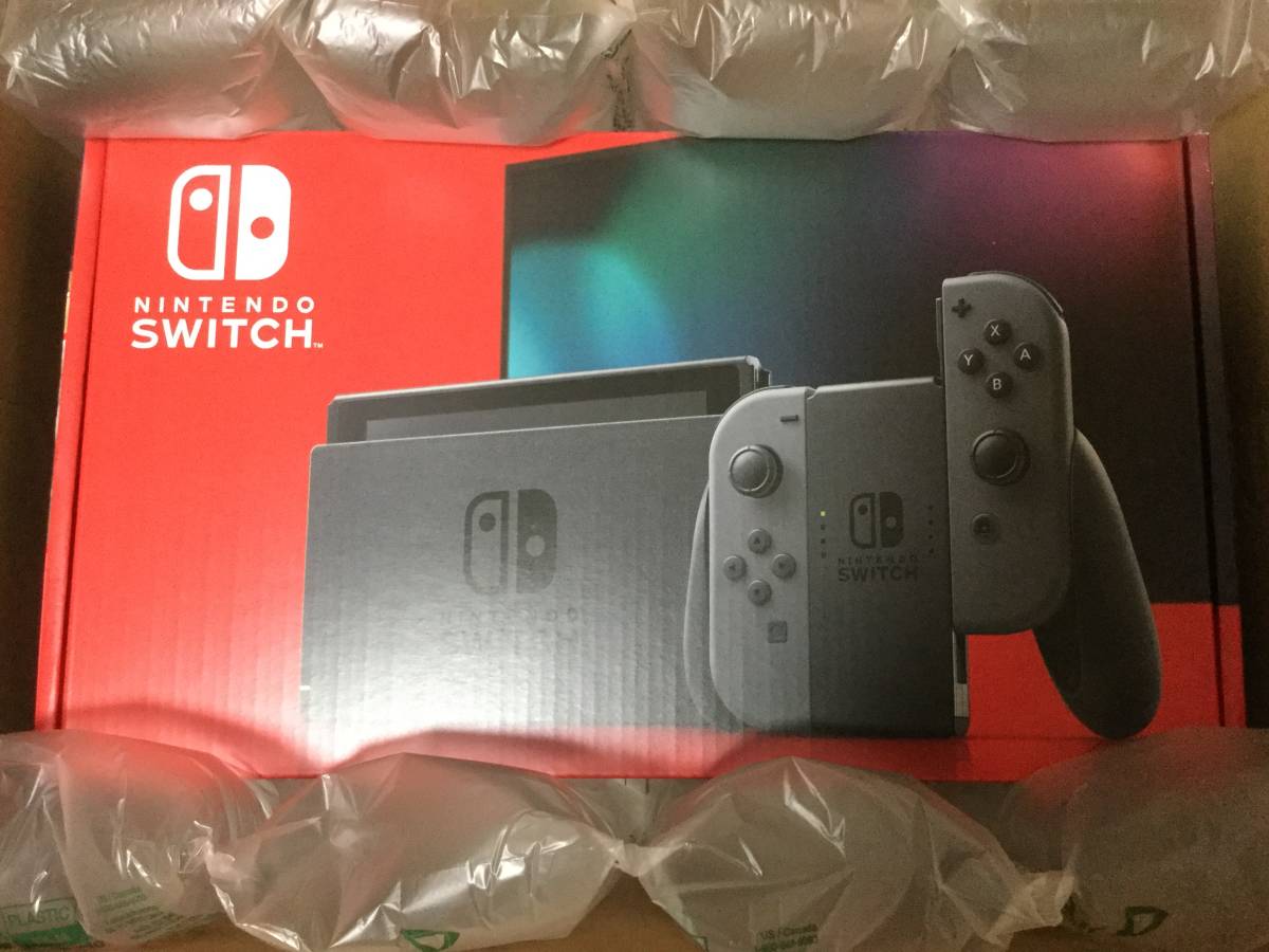 新品 未開封※送料無料】新型 ニンテンドースイッチ本体 グレー 