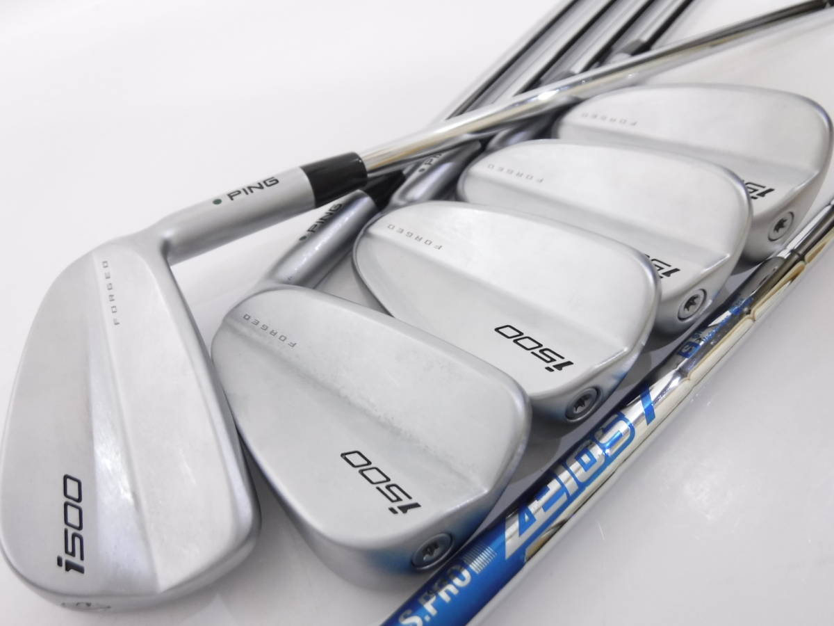 お買い得，限定セール POWER SPEC PING i500 5-W 6本 NS PRO Zelos 7 S 緑ドット パワースペック(ピン)｜売買されたオークション情報、yahooの商品情報をアーカイブ公開 - オークファン 男性右きき用