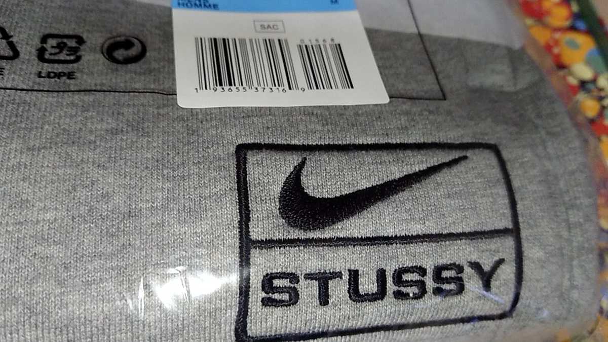 コラボ M グレー END購入 本物 STUSSY NIKE スウェットパンツ SWEAT 
