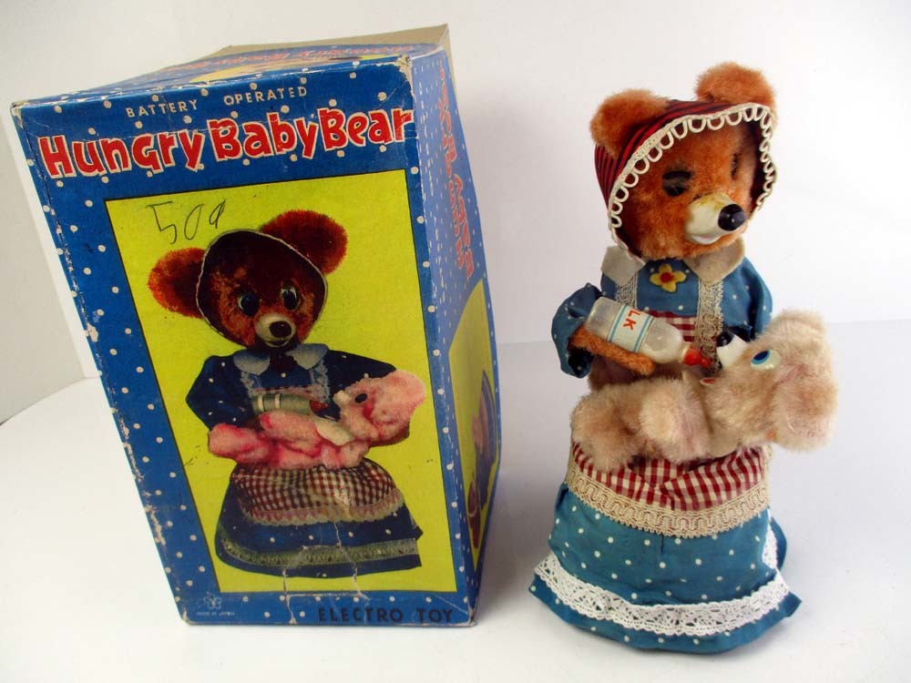 【2026，新品】 ヨネザワ 1950年代製 母熊と子熊 完動 高さ約24cm(動物)｜売買されたオークション情報、yahooの商品情報をアーカイブ公開 - オークファン 動物