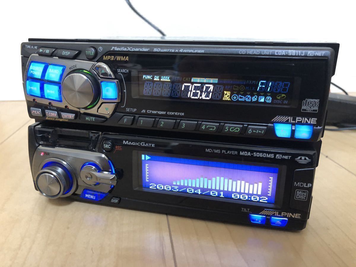 PG.C.D. 5点セット ALPINE アルパイン CDA-9811J MDA-5060MS 【公式通販】