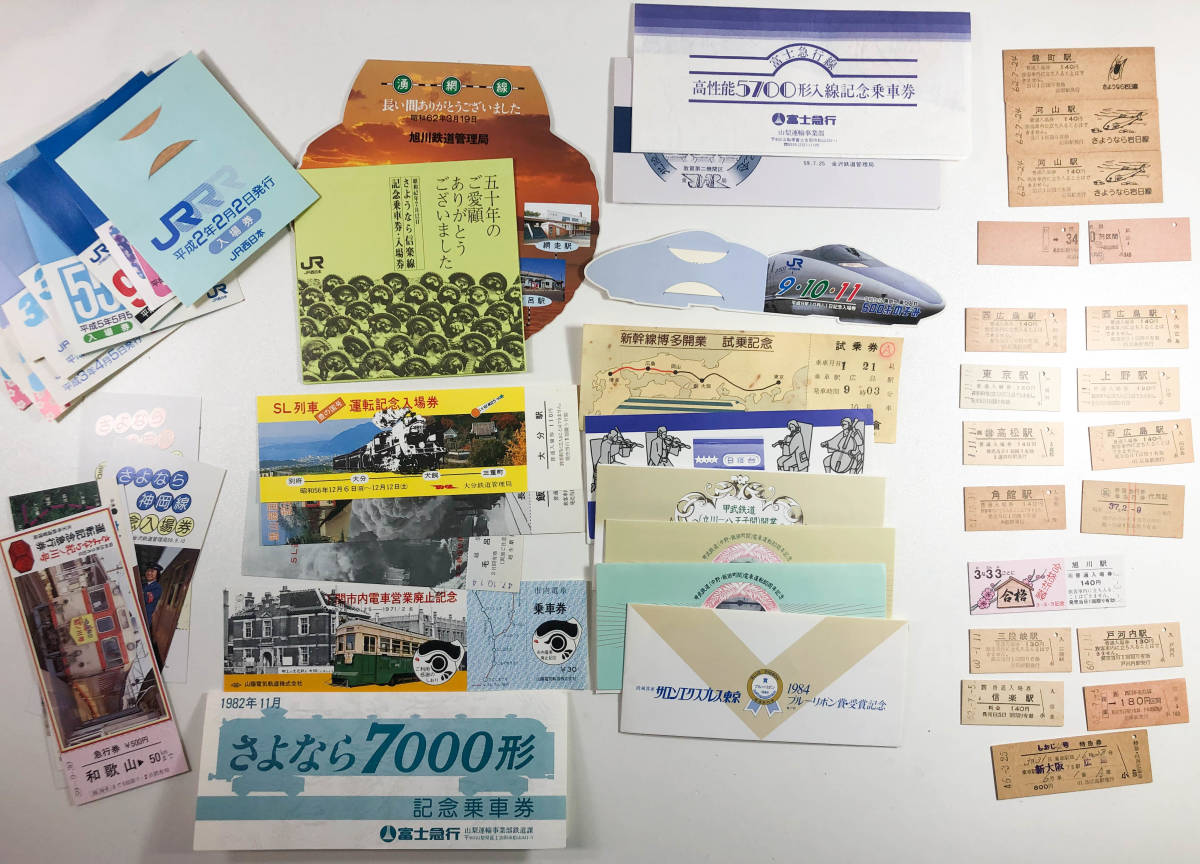 記念切符 記念入場券 当時物 入場券 昭和 | 記念乗車券 - 鉄道模型 