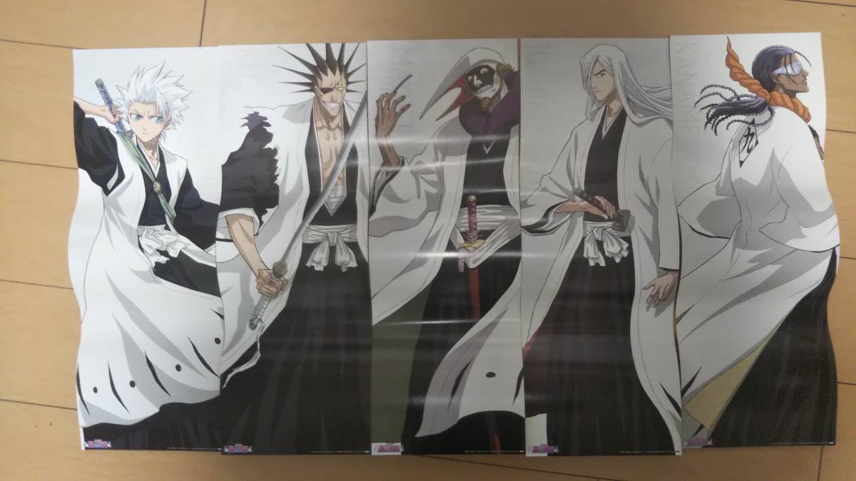 劇場版BLEACH MEMORIES OF NOBODY 前売特典 護廷十三隊隊長集結 スマートポスター_1