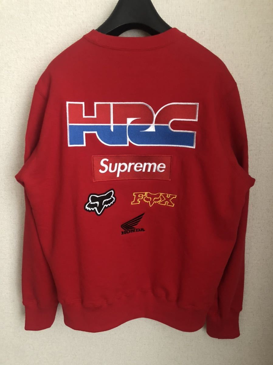 早い者勝ち！付属品完備！新品！Supreme Honda Fox Racing Crewneck