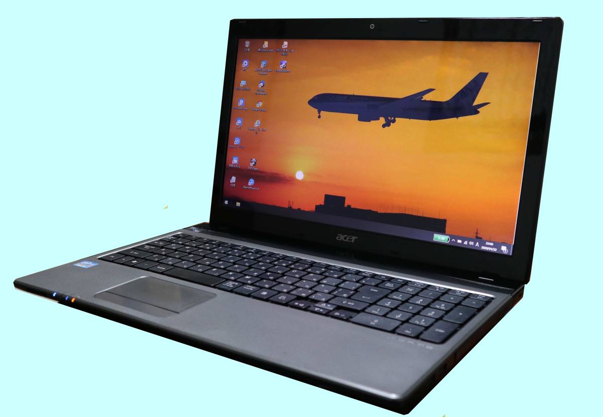 ハイスペック! ☆acer Aspire 5750 core i5 4GB 新品SSD120GB 