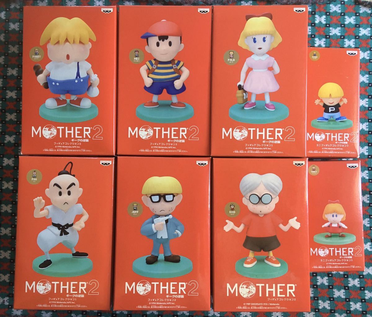 未開封】MOTHER & MOTHER2+mini フィギュア 8体セット MOTHER2 MOTHER 
