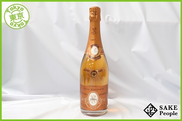 □注目! ルイ ロデレール クリスタル ロゼ 2006年 シャンパン 750ml 12