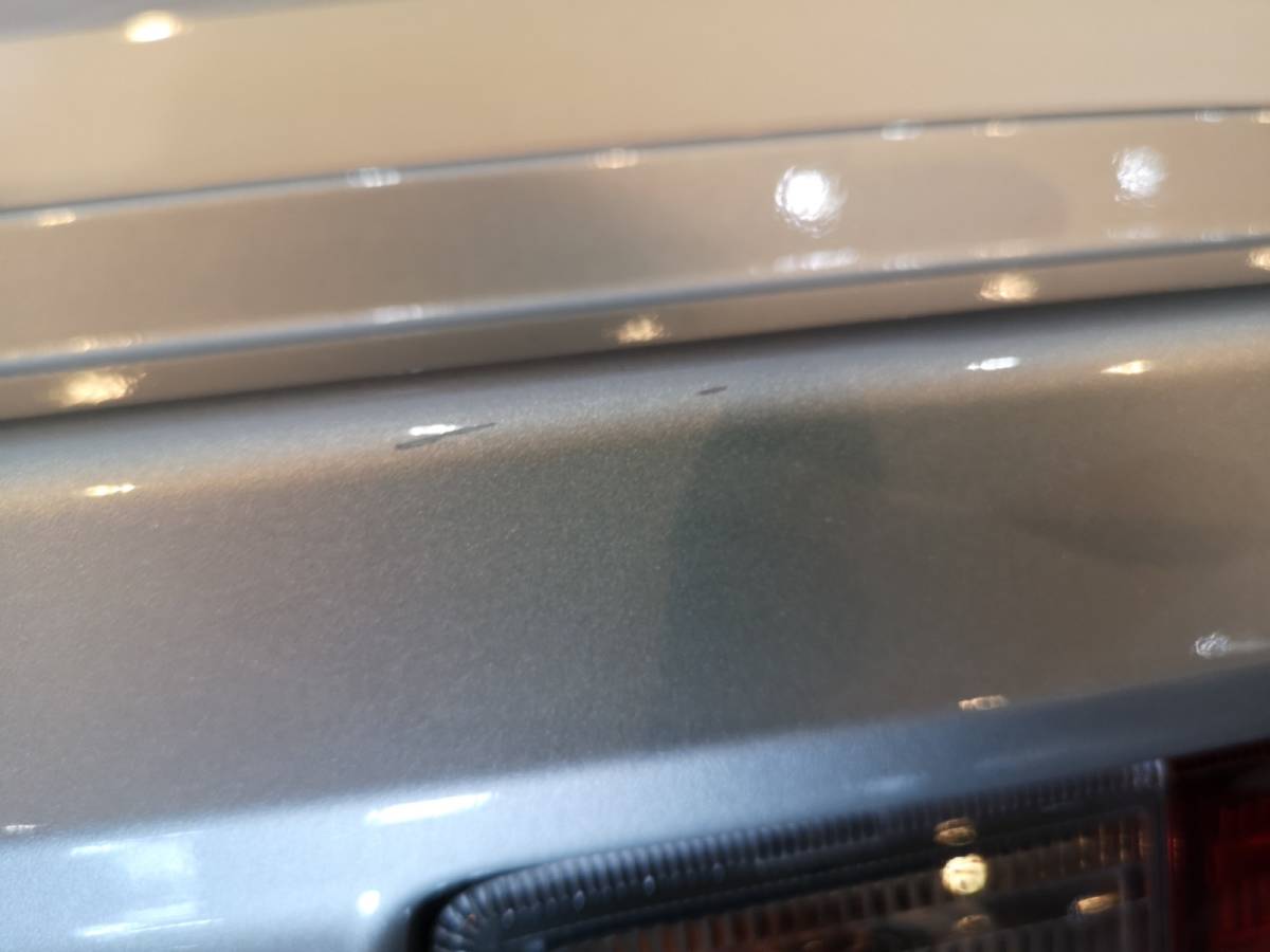 【新車外し】　DA17V　エブリィバン 後期　純正リアバンパー　シルバー　テールランプ＆コーナーセンサー付き DA17V リアバンパー エブリイバン