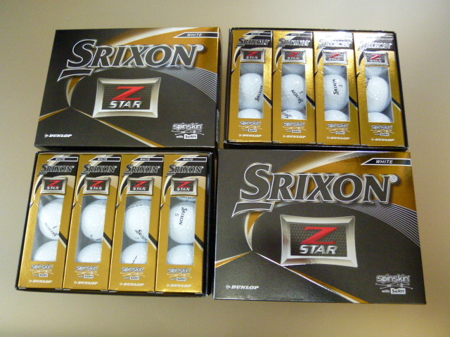定番，爆買い 2019年 最新 NEW SRIXON Z-STAR/ホワイト/2ダース/日本仕様モデル /ダンロップ/ニュースリクソン(2ダース)｜売買されたオークション情報、yahooの商品情報をアーカイブ公開 - オークファン ボール