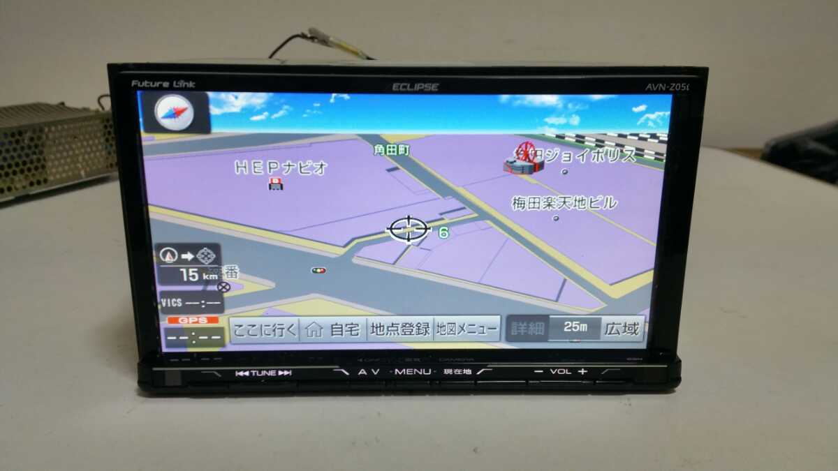 イクリプス AVN-Z05i フルセグ Bluetooth メモリーナビ 地図バージョン 