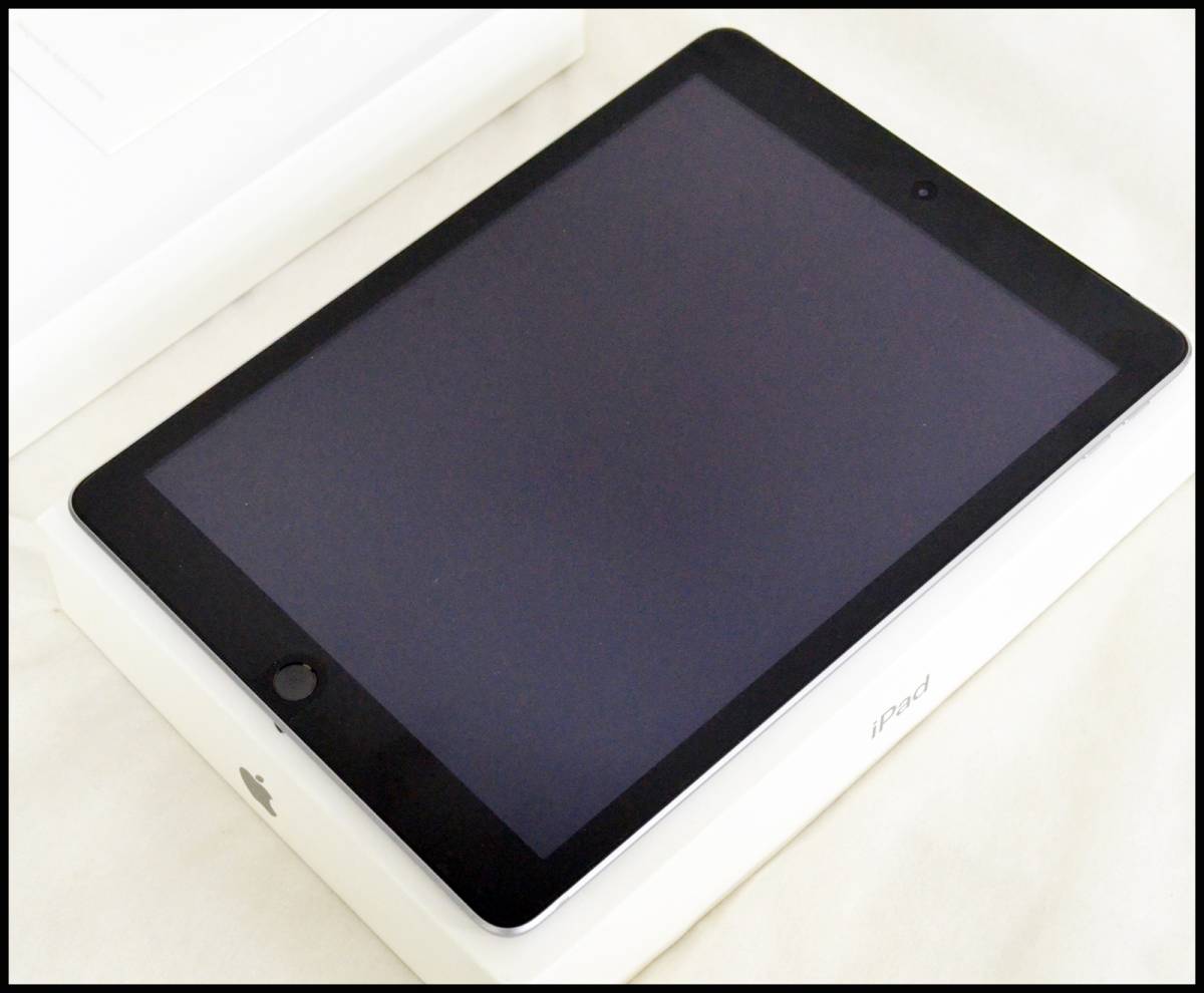 中古 au iPad 2017 32GB 第5世代 Wi-Fi+Cellular MP1J2J/A スペースグレイ