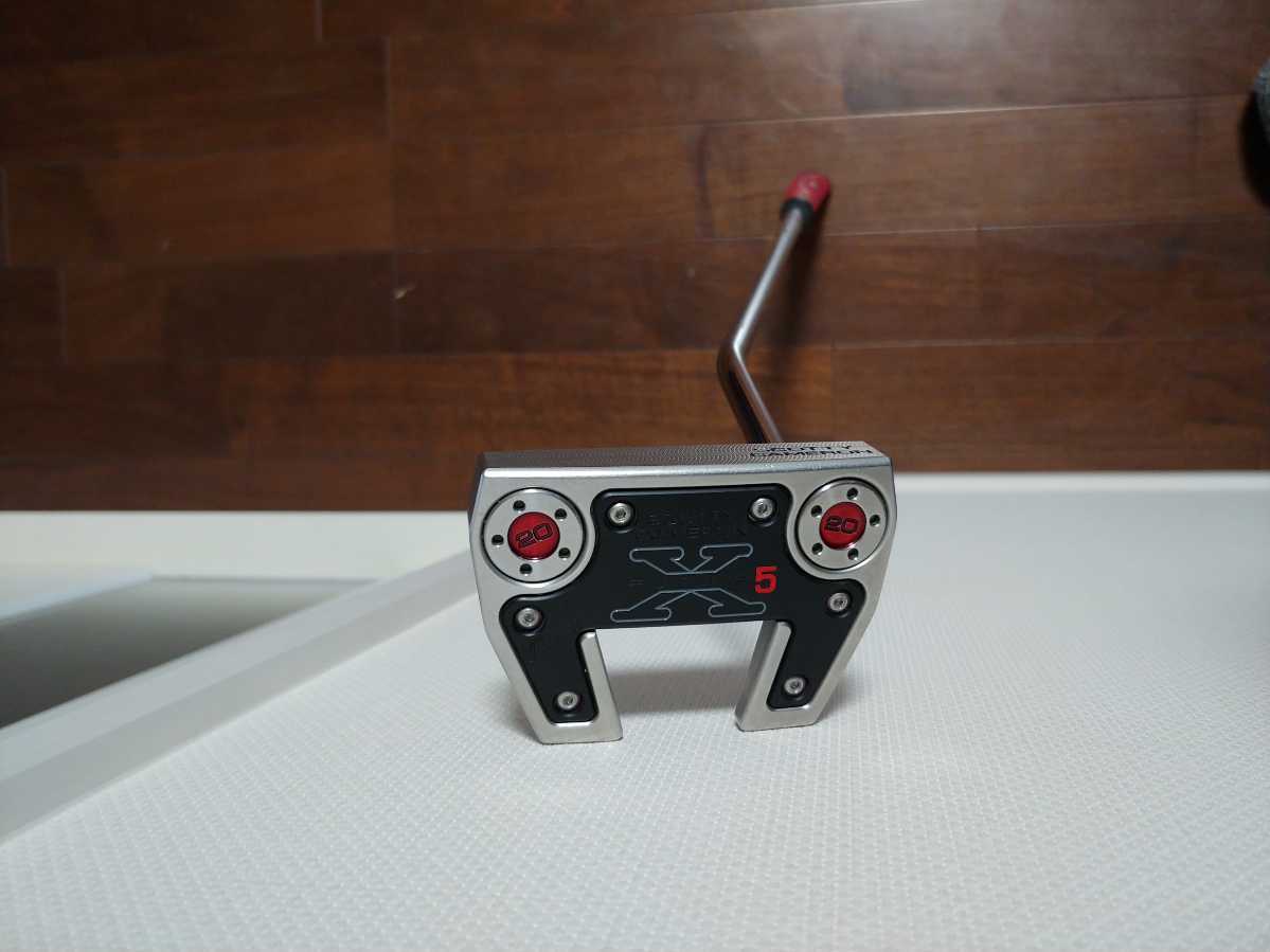 X5 FUTURA Futura 33インチ フューチュラX5 Scotty パター スコッティキャメロン Cameron スコッティ 正規品スコッティキャメロン タイトリスト ＦＵＴＵＲＡ Right Cover 美品スコッティキャメロン