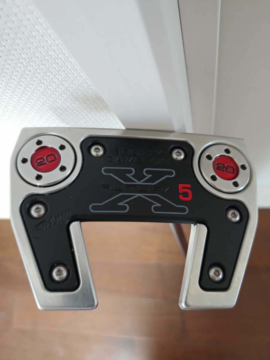 X5 FUTURA Futura 33インチ フューチュラX5 Scotty パター スコッティキャメロン Cameron スコッティ 正規品スコッティキャメロン タイトリスト ＦＵＴＵＲＡ Right Cover 美品スコッティキャメロン