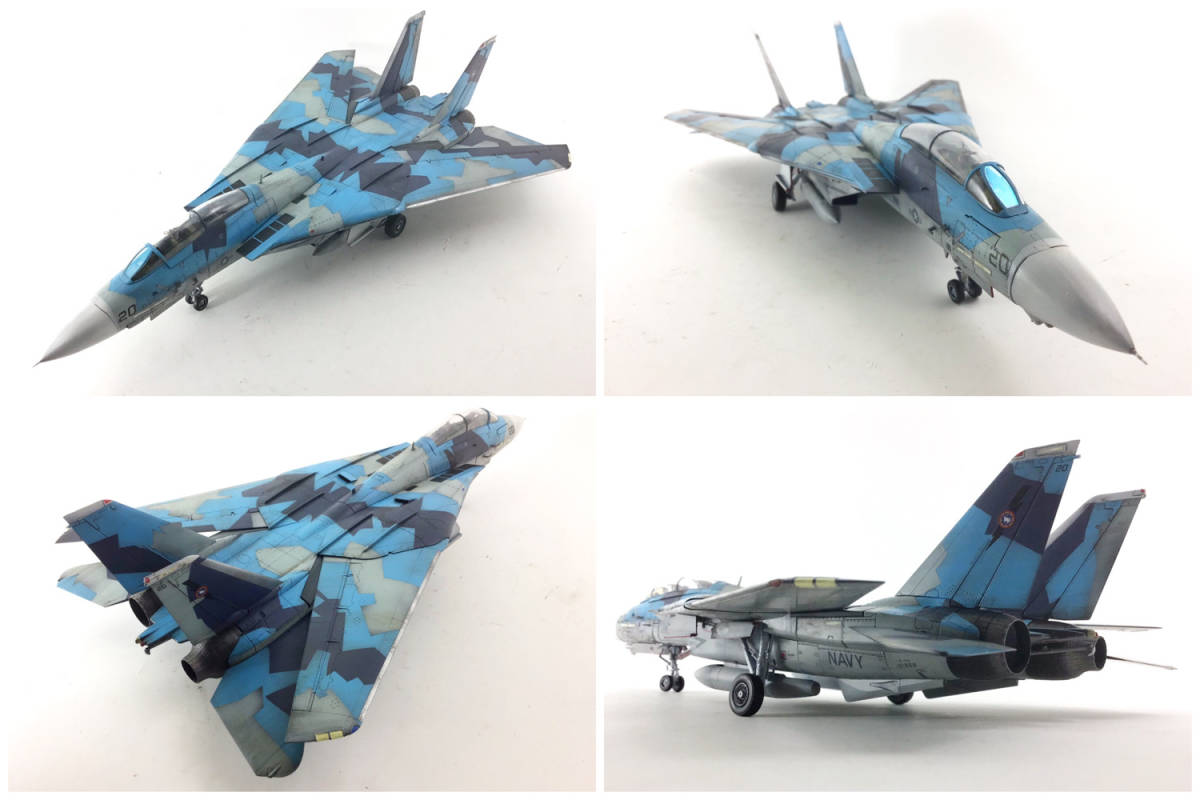 最新作，人気SALE 1/72 F-14A トムキャット トップガン 完成品
