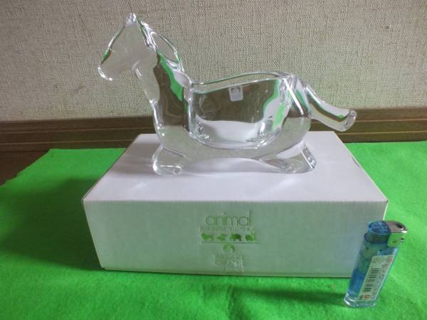 ガラスの動物園 馬 SASAKI CRYSTAL SASAKI Crystal 動物シリーズ 馬