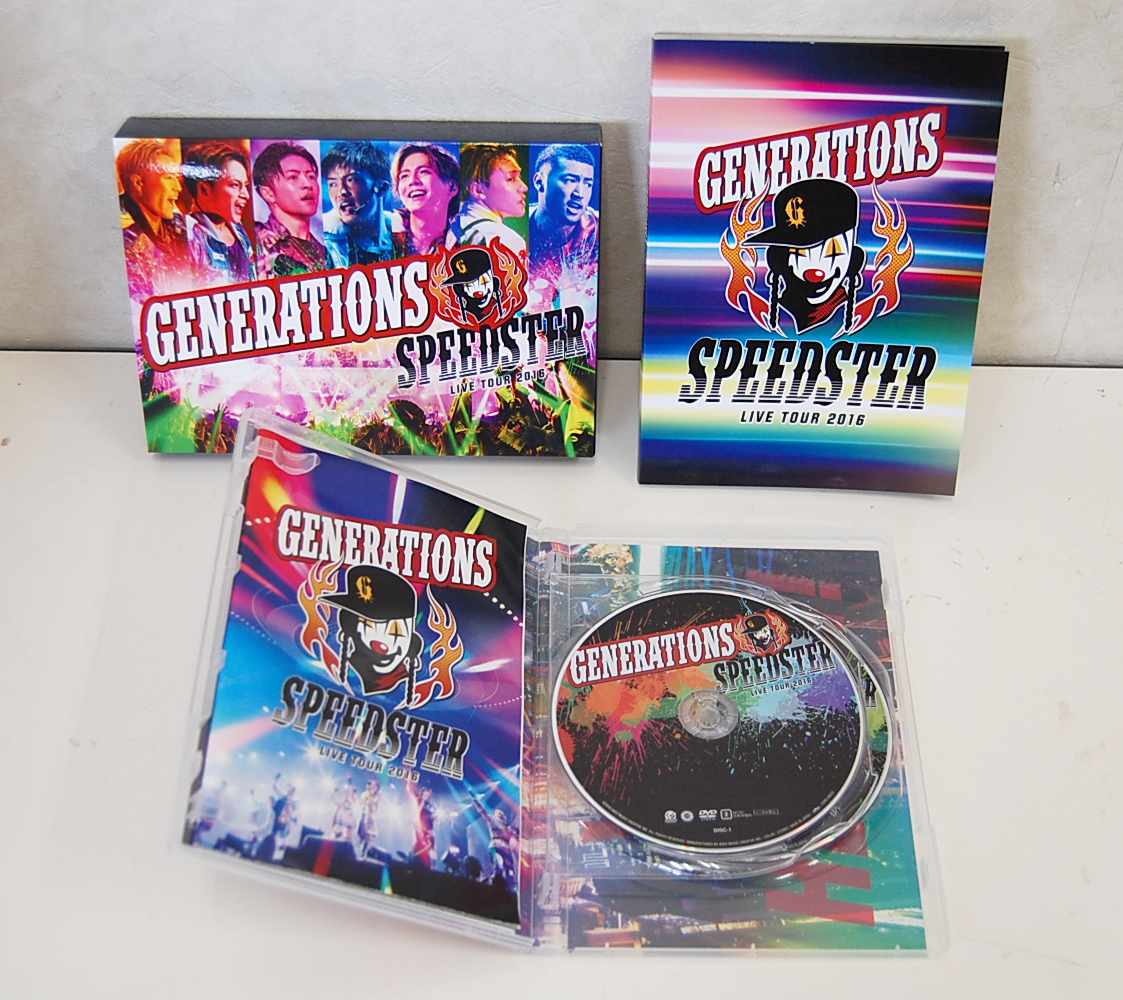 Generations Speedster Live Tour 16 初回生産限定盤 Dvd 2枚組 Exile Tribe ジェネレーションズ ジャパニーズポップス 売買されたオークション情報 Yahooの商品情報をアーカイブ公開 オークファン Aucfan Com