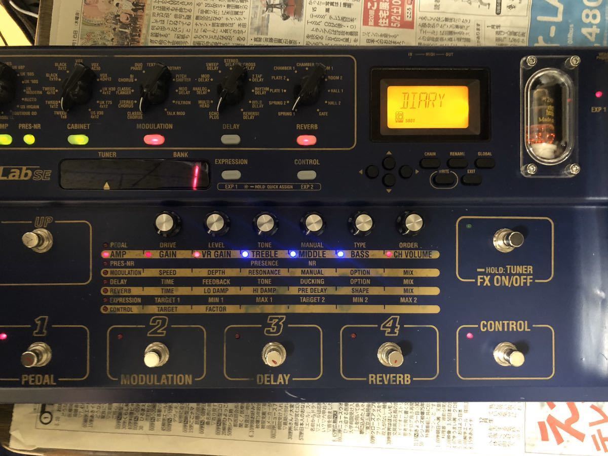 SE VOX ToneLab - マルチエフェクター Tonelab Vox 真空管搭載 真空管