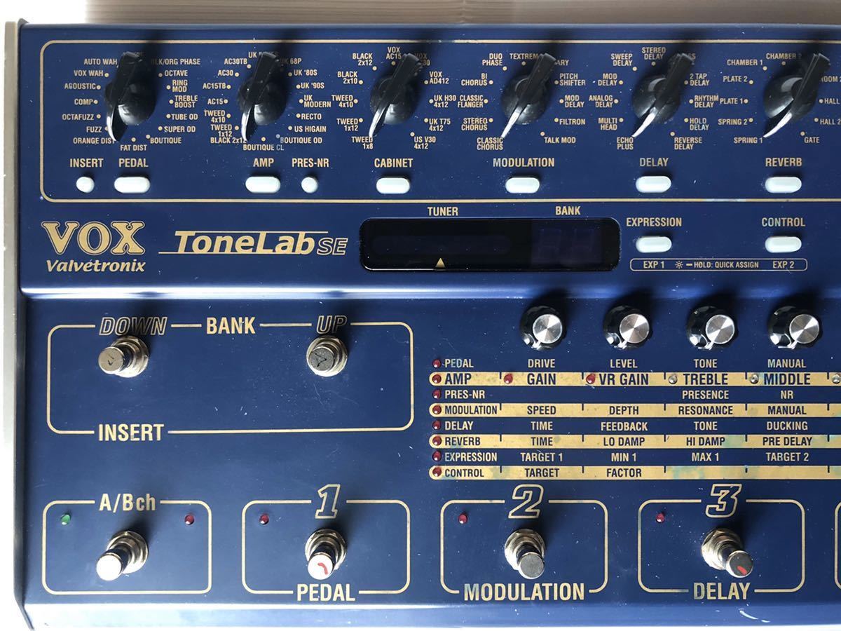 SE VOX ToneLab - マルチエフェクター Tonelab Vox 真空管搭載 真空管
