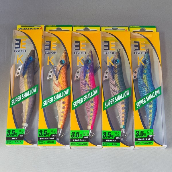 新作入荷，新作登場 ヤマシタ エギ王Kスーパーシャロー 3.5号 5本セットB(3.5号)｜売買されたオークション情報、yahooの商品情報をアーカイブ公開 - オークファン 海水