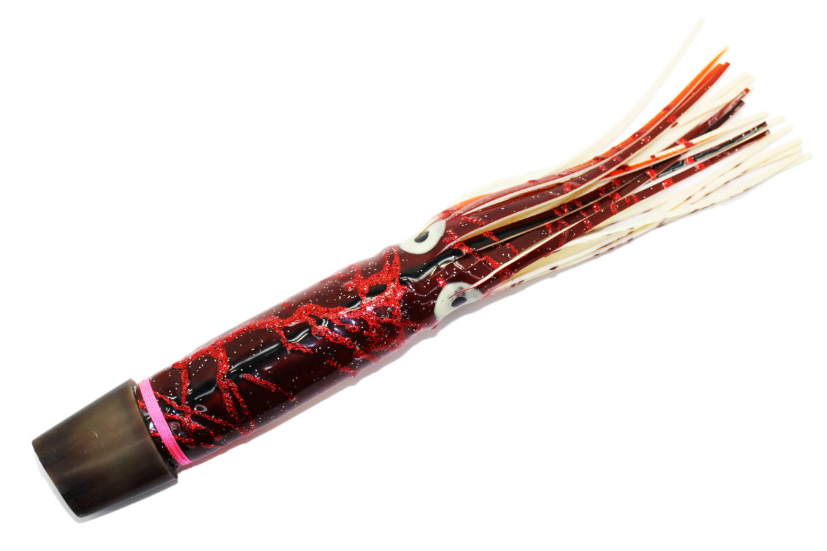 最安値，100%新品 75%OFF 水牛角 黒系 変形ヒラタイプ 10号イカ 茶オレンジ白赤ライン カジキ マグロ トローリングルアー(トップウォーター)｜売買されたオークション情報、yahooの商品情報をアーカイブ公開 - 海水