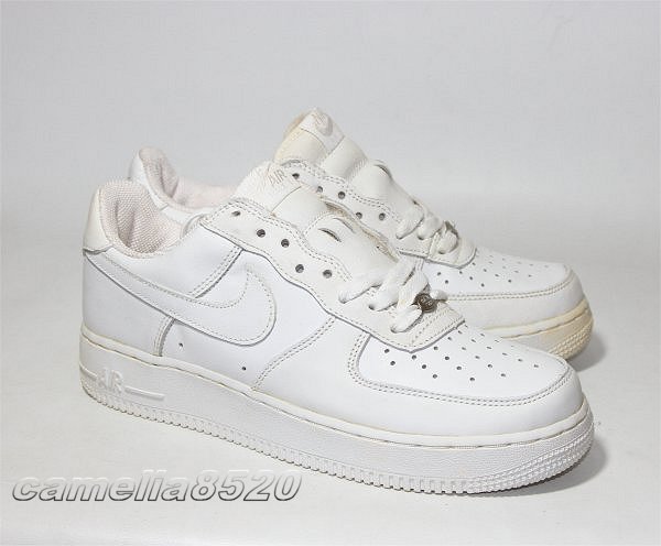  ナイキ エア フォース 1 ローカット 306353-112 ホワイト レザー 07年製 US8.5 26.5cm 展示品 NIKE AIR FORCE 1(26.5cm)｜売買されたオークション情報、yahooの商品情報をアーカイブ公開 - オークファン 26.5cm