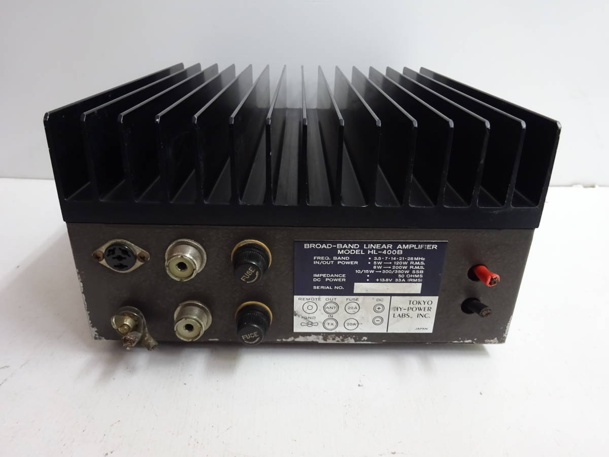 QAZ2989☆東京ハイパワー リニア HL-400B HF リニアアンプ - Yahoo