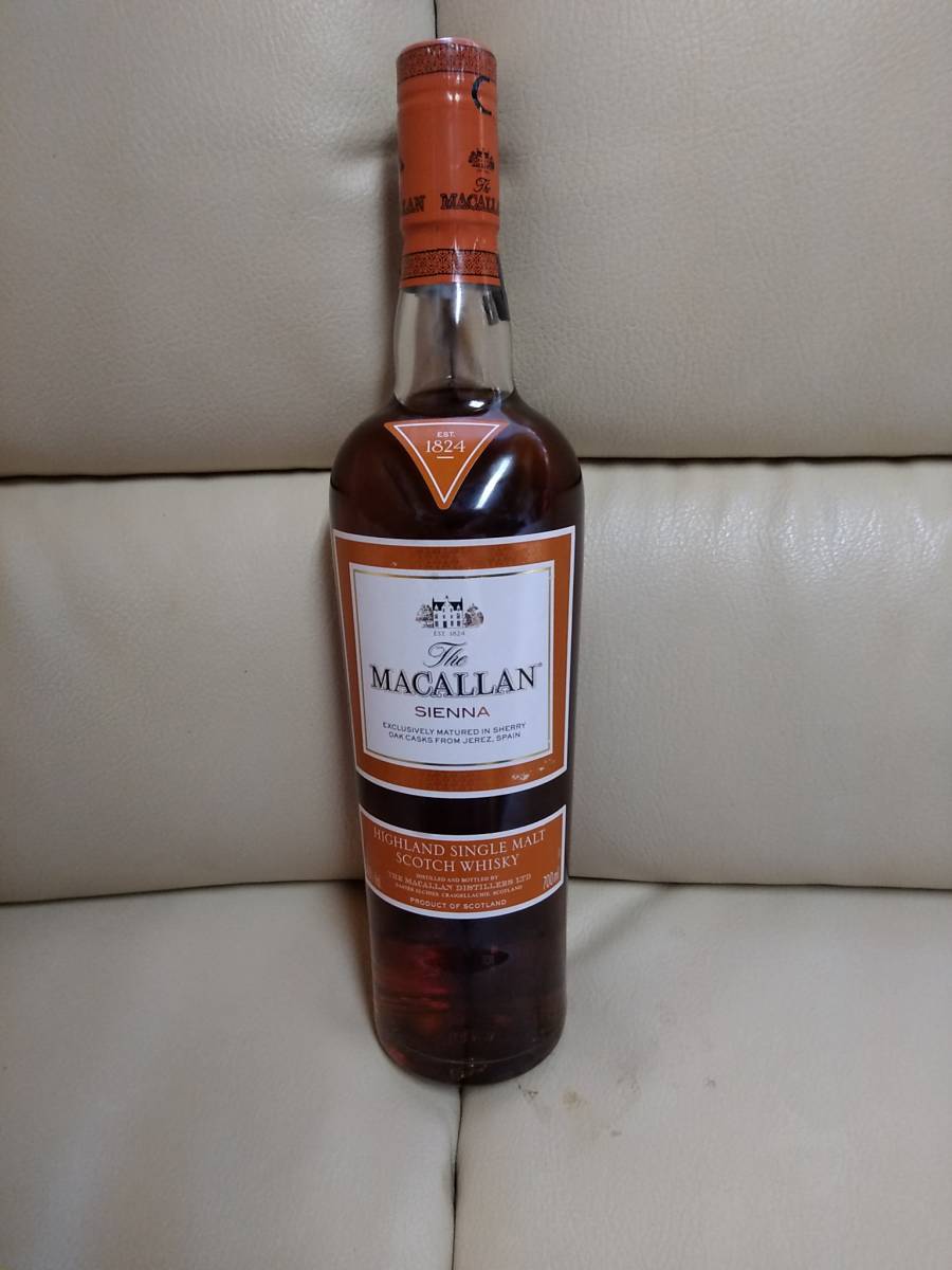  マッカランシエナ1824 箱無しのため格安(ハイランド)｜売買されたオークション情報、yahooの商品情報をアーカイブ公開 - オークファン シングルモルト