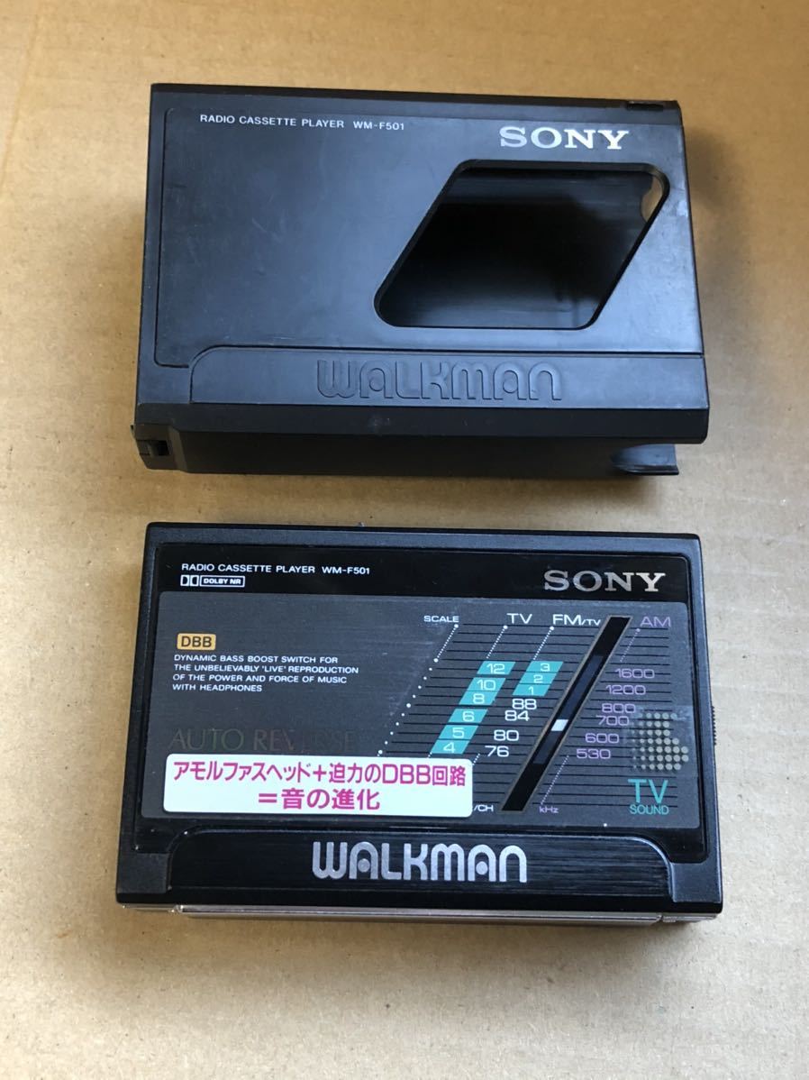 SONY WALKMAN WM-F501 カセットプレーヤー 本体 レトロ 通電