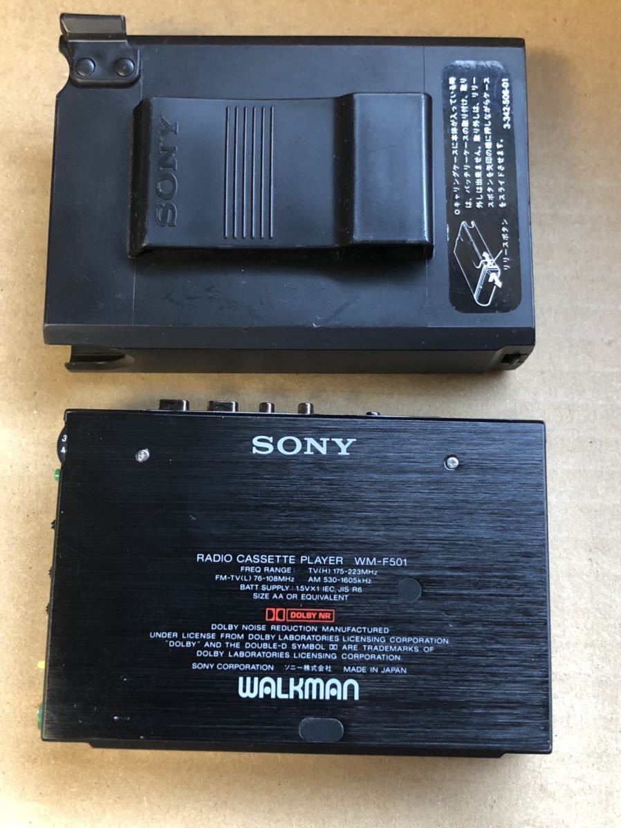 SONY WALKMAN WM-F501 カセットプレーヤー 本体 レトロ 通電
