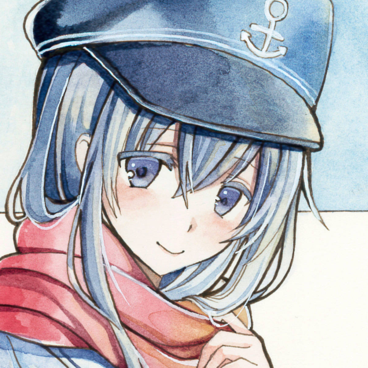 暁 艦これ B5 手描きオリジナルイラスト 最終 艦隊これくしょん 手描き