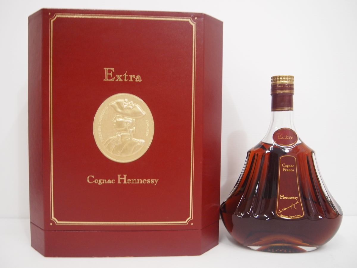 ☆Hennessy Extra ヘネシー エクストラ 700ml 40%グリーンボトル 金