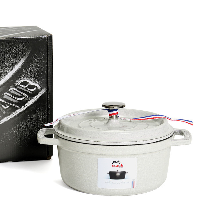 STAUB ラウンドココット ホワイト Staub ストウブ ピコ・ココット