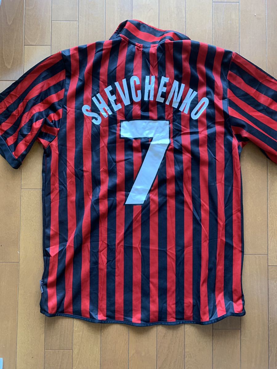 【驚きの破格値，人気】 AC MILAN ミラン シェフチェンコ ユニフォーム Lサイズ(セリエA)｜売買されたオークション情報、yahooの商品情報をアーカイブ公開 - オークファン ユニフォーム