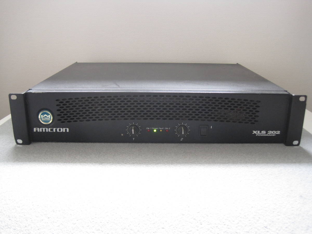 専用　AMCRON XLS 202 パワーアンプ ♪♪ AMCRON XLS 202 POWERAMP アムクロン パワーアンプ 145W× 2