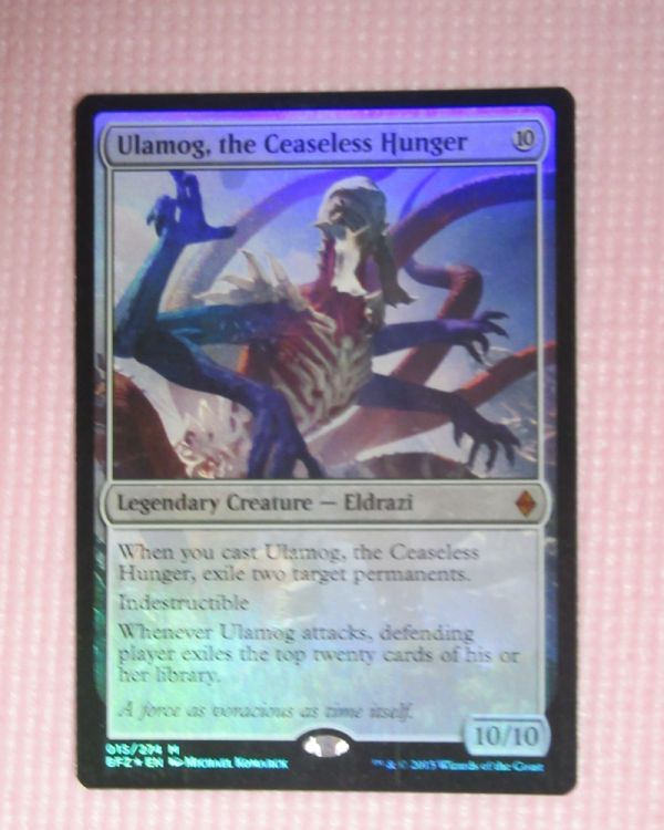 mtg foil 英語版 絶え間ない飢餓、ウラモグ/Ulamog， the Ceaseless