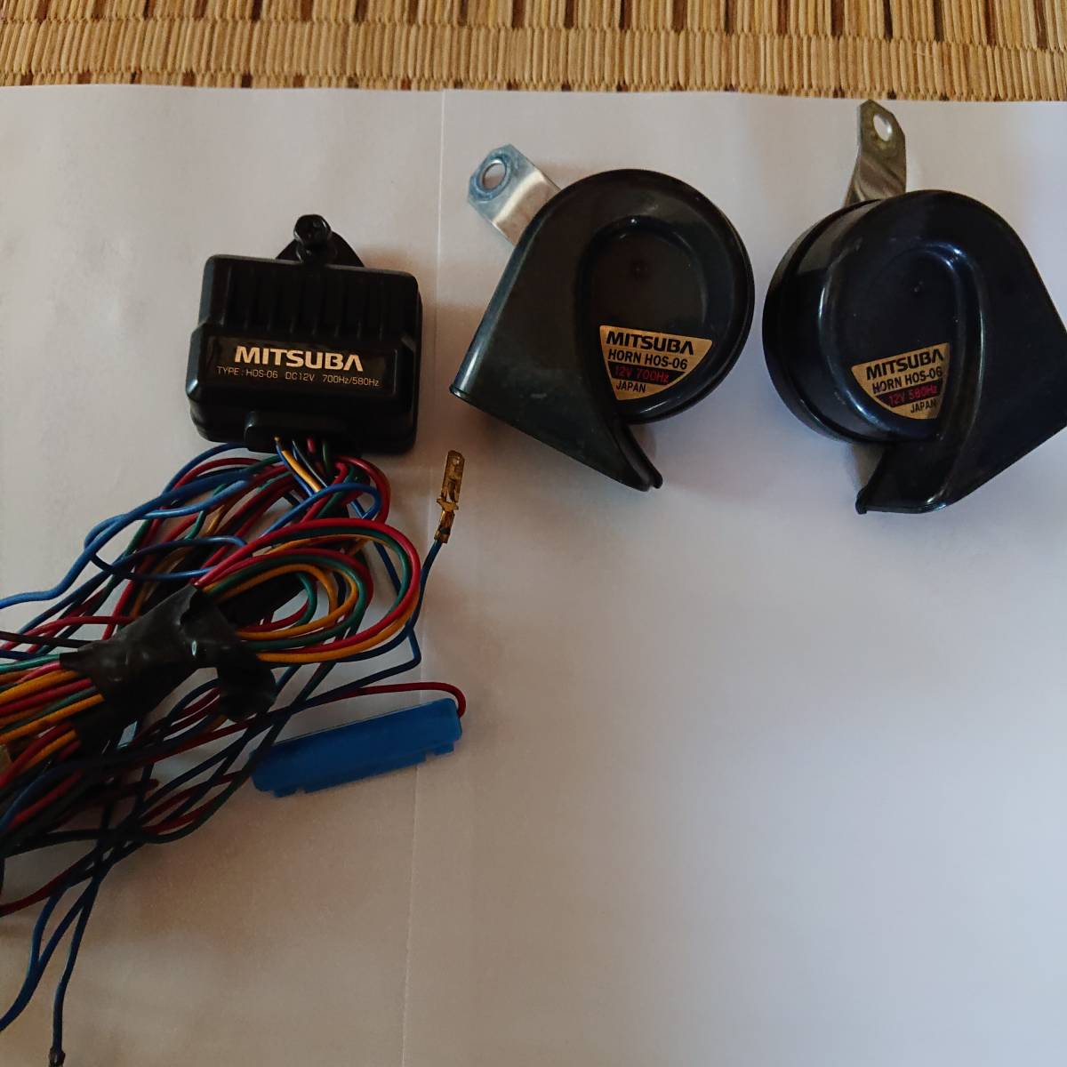 超音700HZ ミツバサンコーワ ホーン MITSUBA ♪MITSUBA 700⁄580Hz 電子 