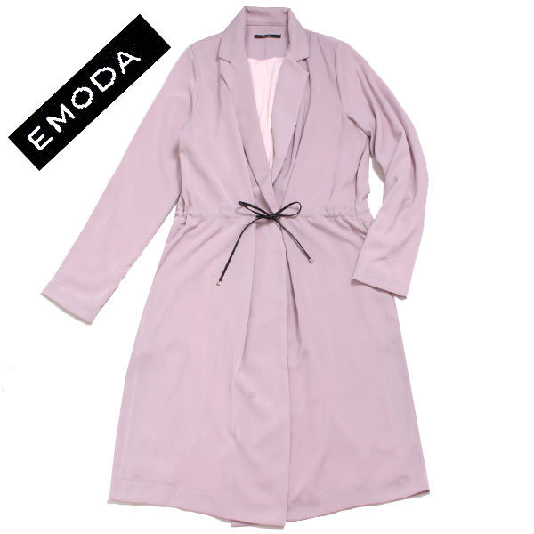 Emoda Draw Stringロングコート 定価11 664円 サイズフリー ピンク エモダ コート 売買されたオークション情報 Yahooの商品情報をアーカイブ公開 オークファン Aucfan Com