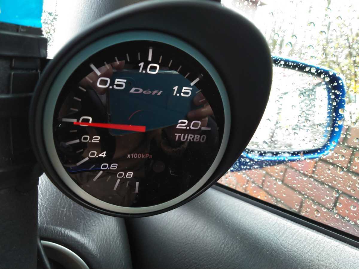 デフィ Defi メーター ブースト計 ブースト メーター 60Φ リンクメーター BF 中古 廃盤 希少 イルミ白 ホワイト