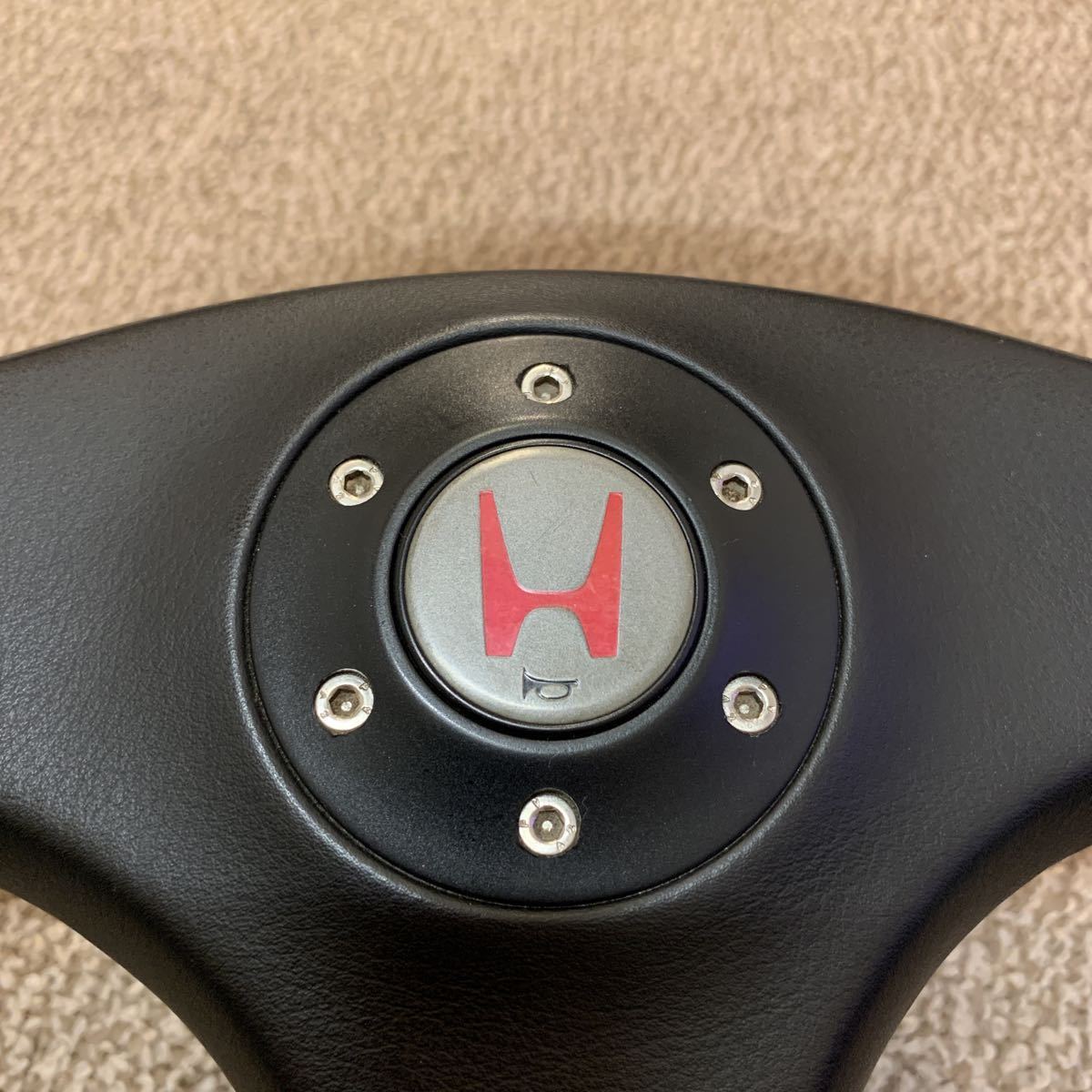 DC2インテグラ タイプR 純正 MOMO ステアリング オリジナル 補修無し 希少 美品 レア 96SPECトゥデイ・ビート等