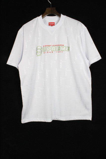 シュプリーム [ Supreme ] ロゴ モノグラム プルオーバー カットソー ホワイト 半袖 SIZE[L] メンズ シュプ トップス Tシャツ ジャージ