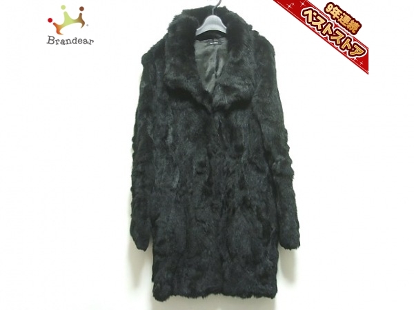 エモダ Emoda サイズs 黒 レディース ラビットファー コート コート 売買されたオークション情報 Yahooの商品情報をアーカイブ公開 オークファン Aucfan Com